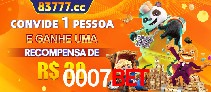 Banner institucional da 0007BET sobre parceria de marcas e criação de uma marca de excelência, apresentando os mascotes de jogos populares como o Fortune Tiger.