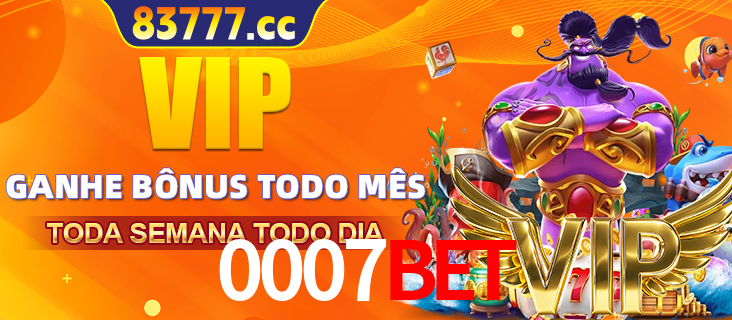 Banner promocional do 0007BET oferecendo 100% de recompensas adicionais contínuas para quem fizer o login diário (Daily sign-in), com um mascote de coelho.